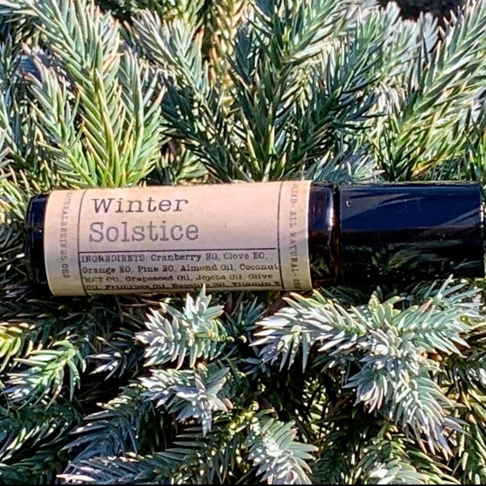 Winter Solstice Blend Wildcrafted Essential Oil Roller Bottle